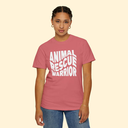 Animal Rescue Warrior | Comfort Colors Unisex T-shirt - Detezi Designs - 38671056538480751203