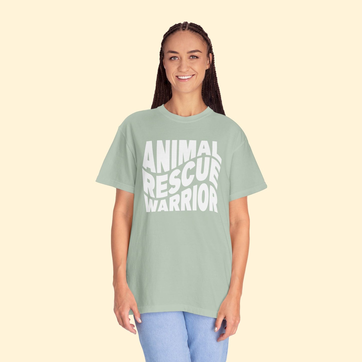 Animal Rescue Warrior | Comfort Colors Unisex T-shirt - Detezi Designs - 38671056538480751203