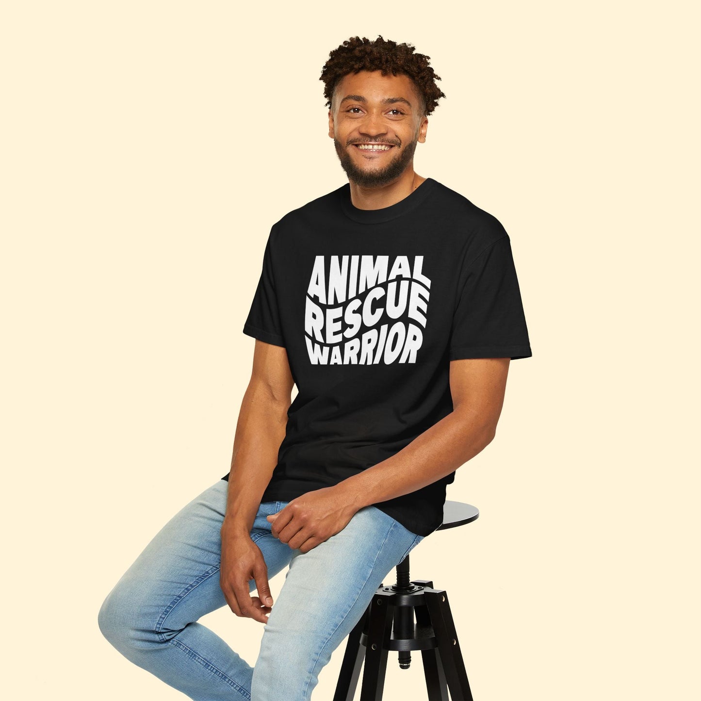 Animal Rescue Warrior | Comfort Colors Unisex T-shirt - Detezi Designs - 38671056538480751203