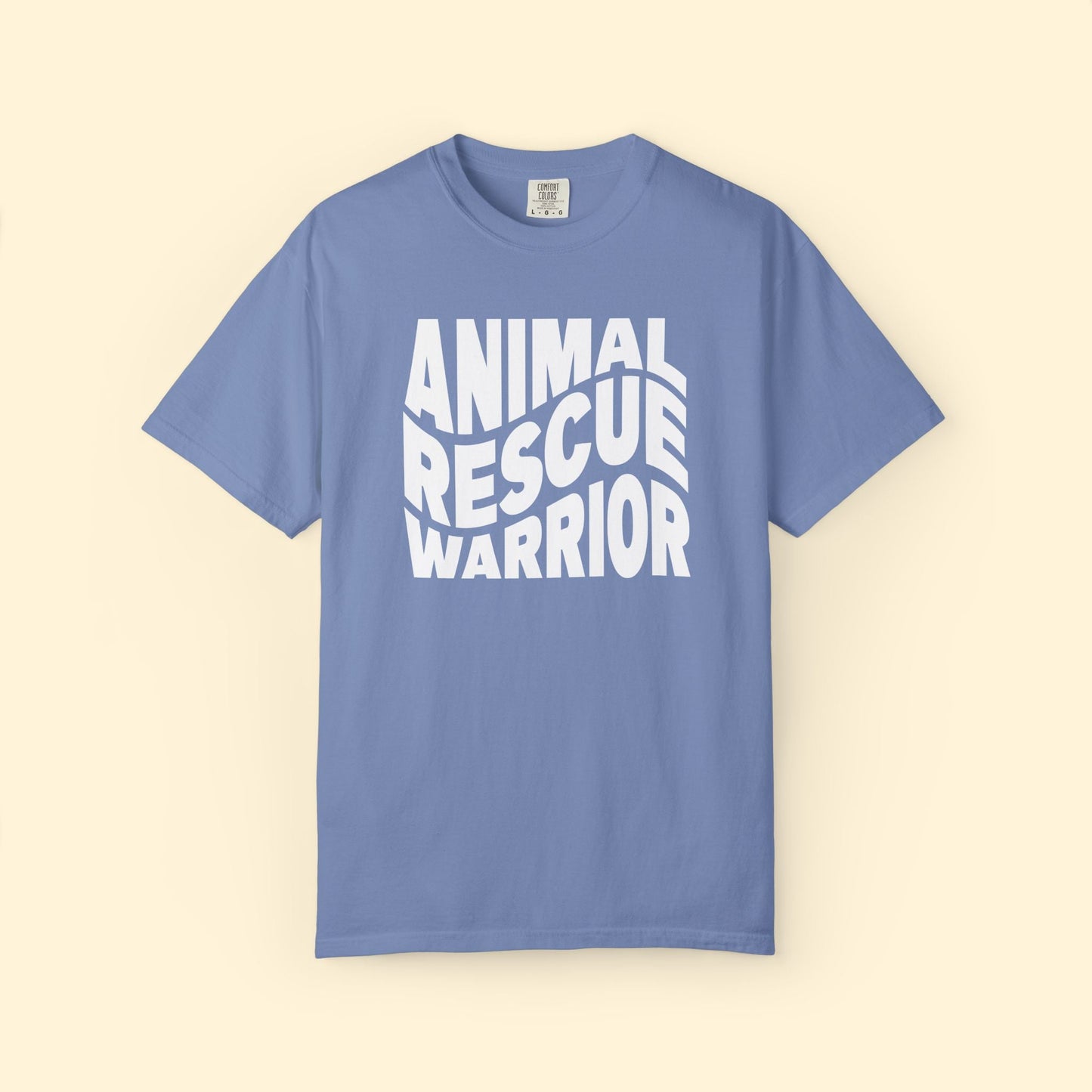 Animal Rescue Warrior | Comfort Colors Unisex T-shirt - Detezi Designs - 71620771778456540619