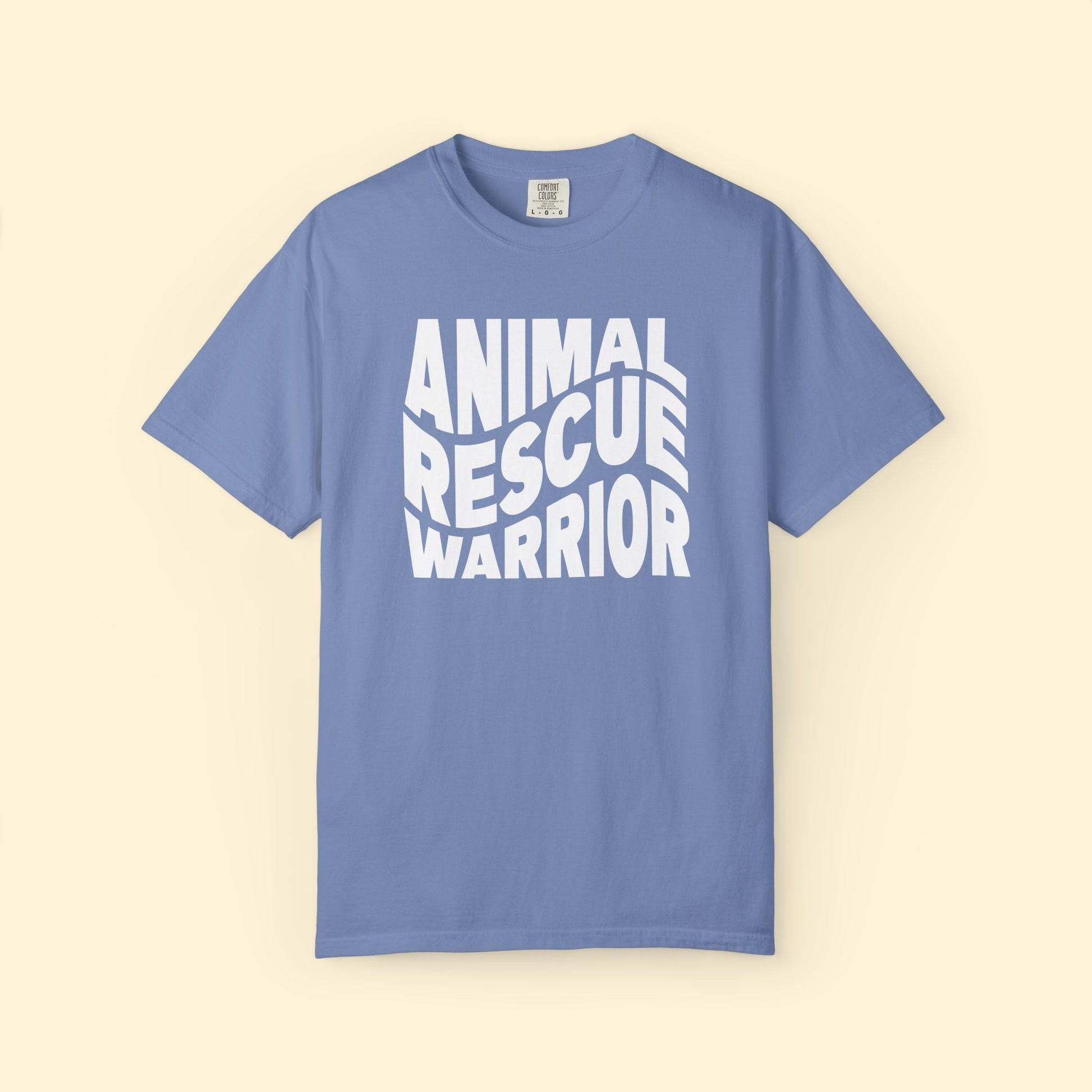 Animal Rescue Warrior | Comfort Colors Unisex T-shirt - Detezi Designs - 71620771778456540619