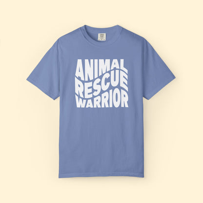 Animal Rescue Warrior | Comfort Colors Unisex T-shirt - Detezi Designs - 71620771778456540619