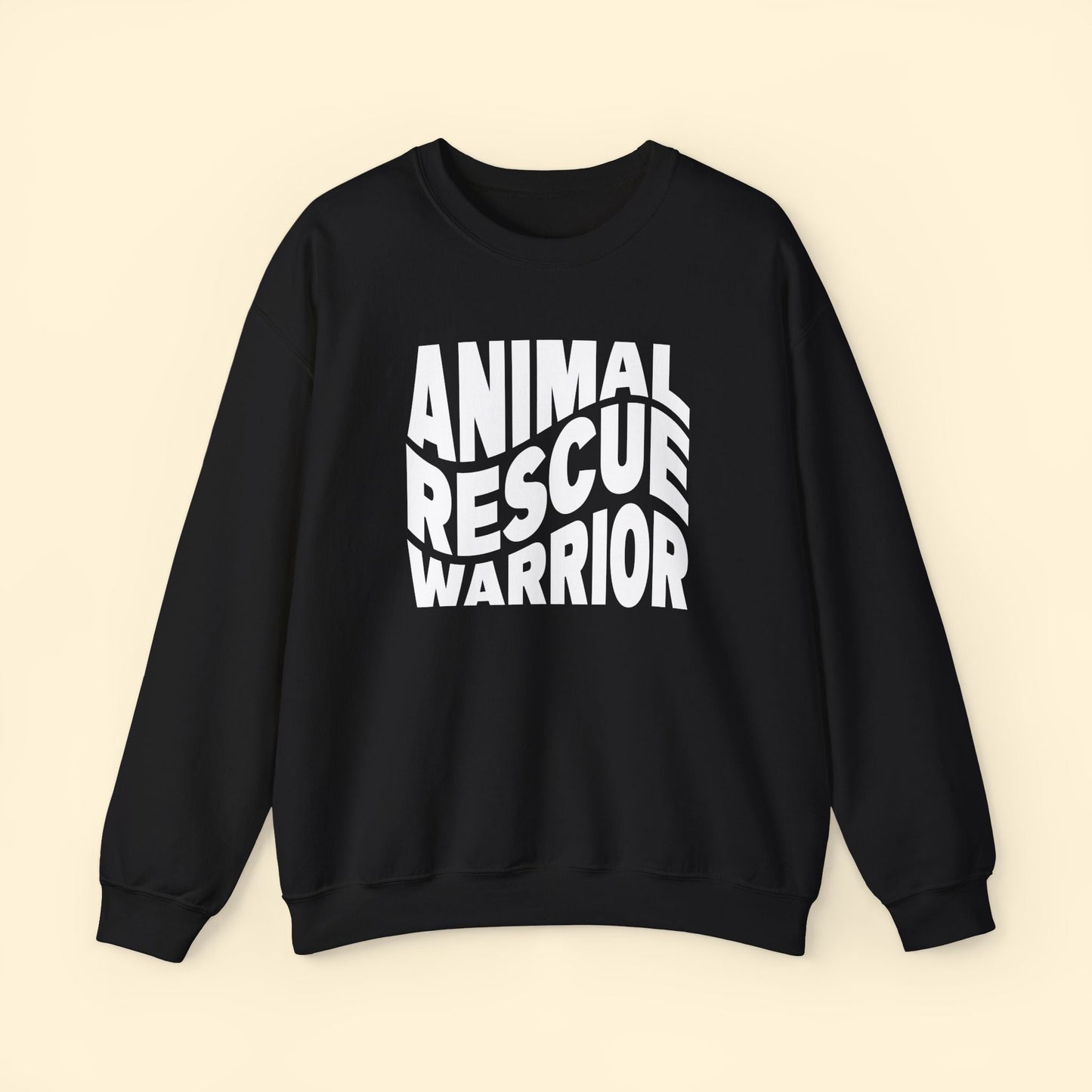 Animal Rescue Warrior | Crewneck Sweatshirt - Detezi Designs - 16020683802513287523