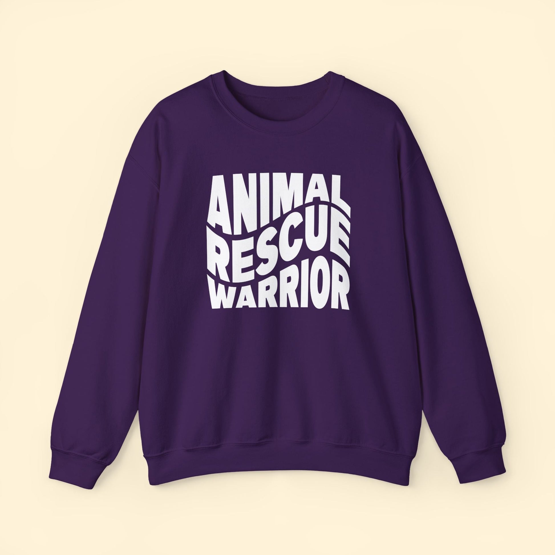 Animal Rescue Warrior | Crewneck Sweatshirt - Detezi Designs - 21891219842153621479