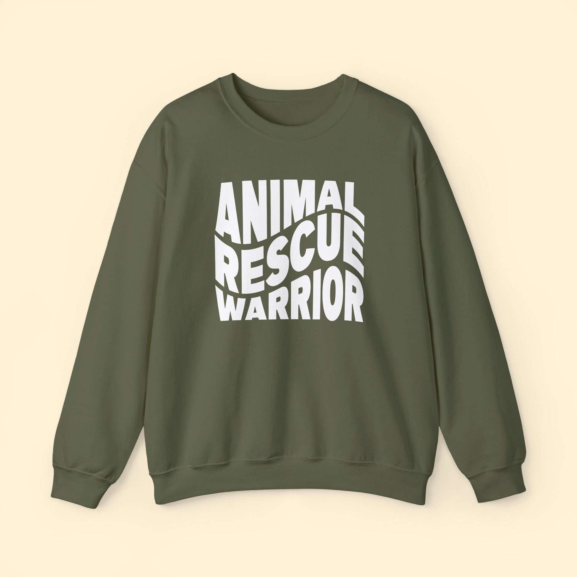 Animal Rescue Warrior | Crewneck Sweatshirt - Detezi Designs - 40780731361399735554