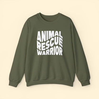 Animal Rescue Warrior | Crewneck Sweatshirt - Detezi Designs - 40780731361399735554