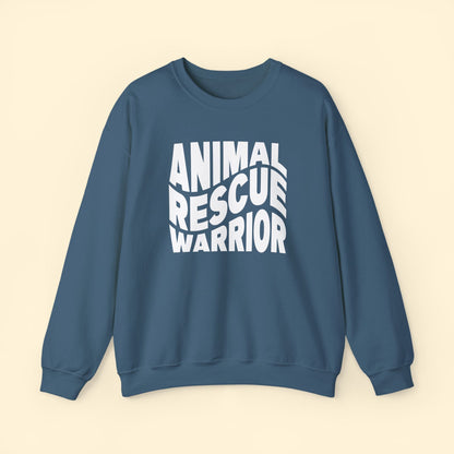 Animal Rescue Warrior | Crewneck Sweatshirt - Detezi Designs - 90935144997197563249
