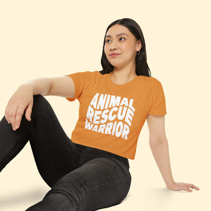 Animal Rescue Warrior | Festival Crop Top - Detezi Designs - 20313370722316656799
