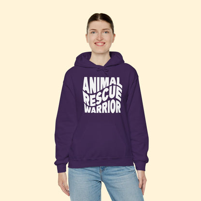Animal Rescue Warrior | Hooded Sweatshirt - Detezi Designs - 16499137883473325511