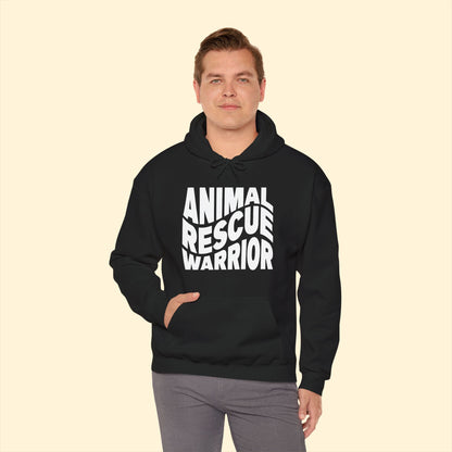 Animal Rescue Warrior | Hooded Sweatshirt - Detezi Designs - 16499137883473325511