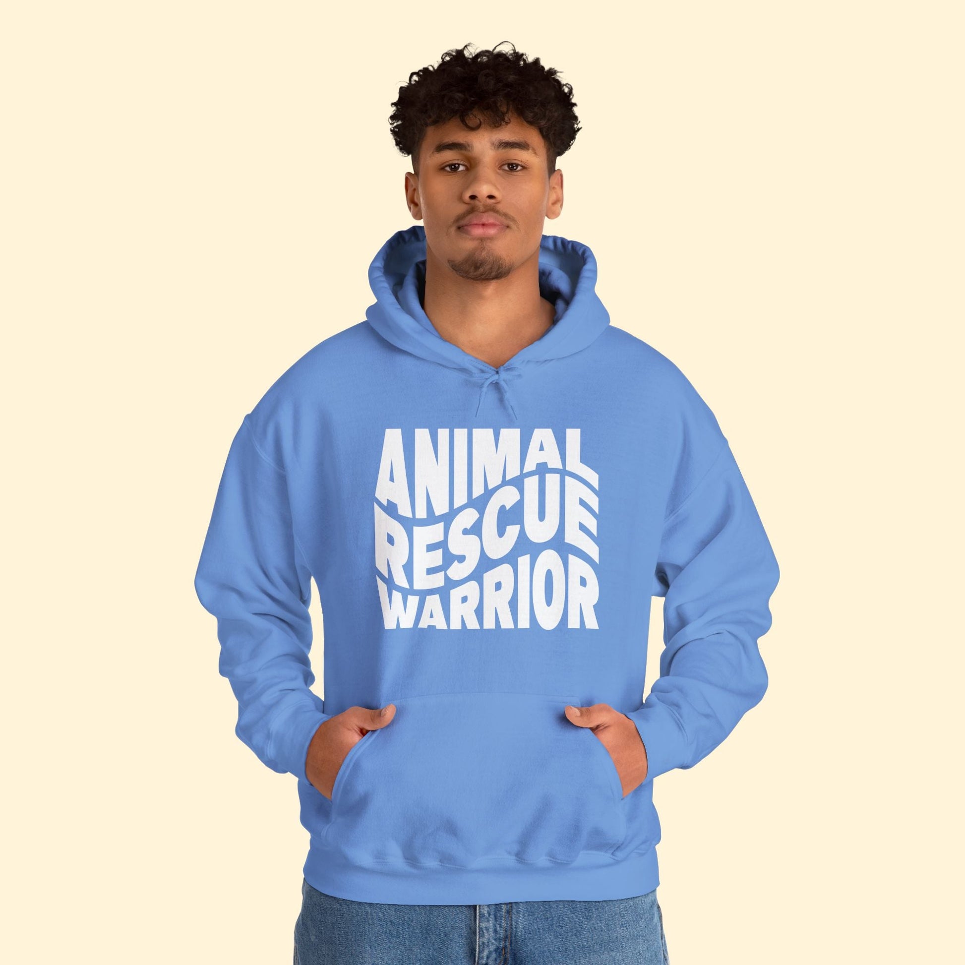 Animal Rescue Warrior | Hooded Sweatshirt - Detezi Designs - 16499137883473325511