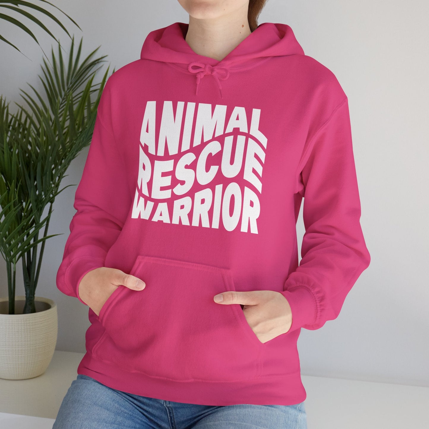 Animal Rescue Warrior | Hooded Sweatshirt - Detezi Designs - 17395209426708247555