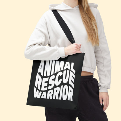 Animal Rescue Warrior | Tote Bag - Detezi Designs - 13828153402111145193