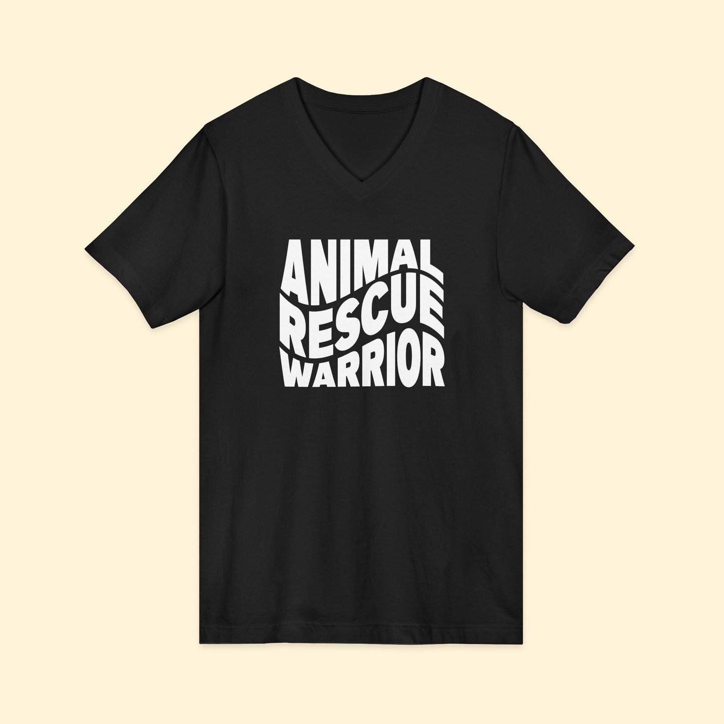 Animal Rescue Warrior | Unisex V - Neck Tee - Detezi Designs - 20225984374843884263