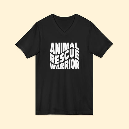 Animal Rescue Warrior | Unisex V - Neck Tee - Detezi Designs - 20225984374843884263