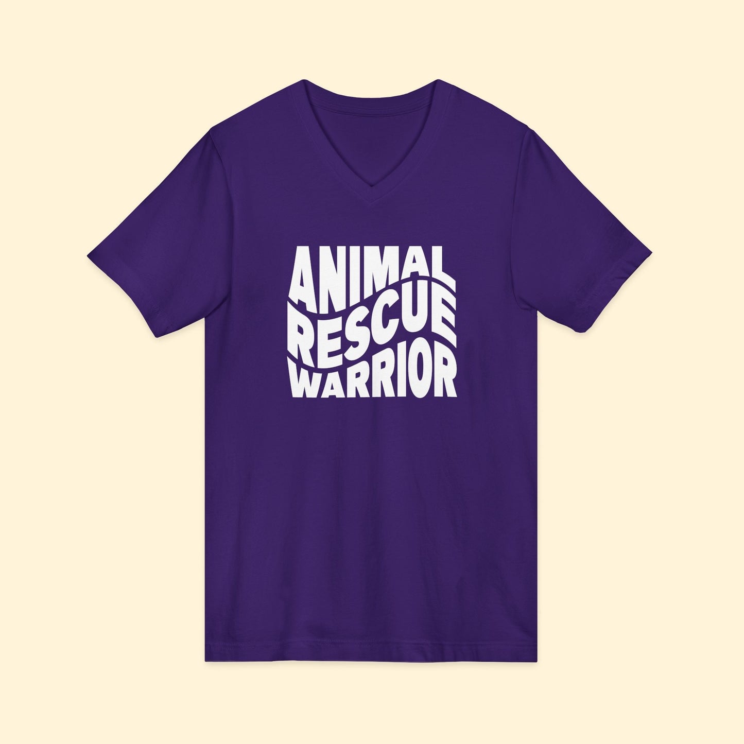 Animal Rescue Warrior | Unisex V - Neck Tee - Detezi Designs - 29076265554285560933