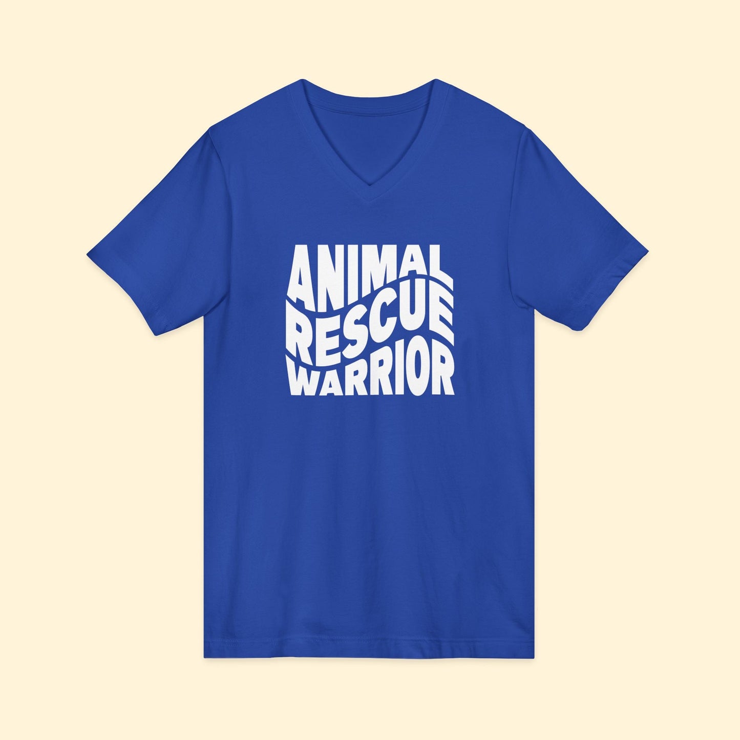 Animal Rescue Warrior | Unisex V - Neck Tee - Detezi Designs - 99877134648988224112
