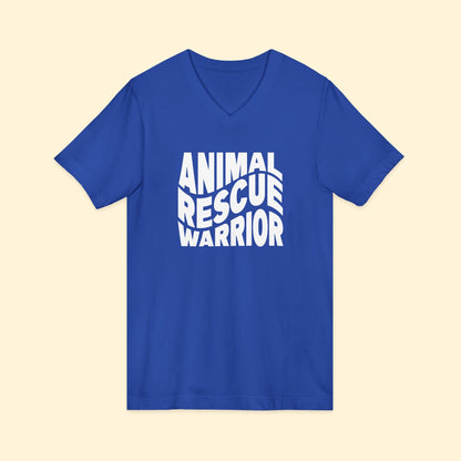Animal Rescue Warrior | Unisex V - Neck Tee - Detezi Designs - 99877134648988224112