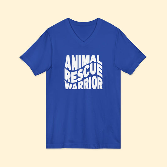 Animal Rescue Warrior | Unisex V - Neck Tee - Detezi Designs - 99877134648988224112
