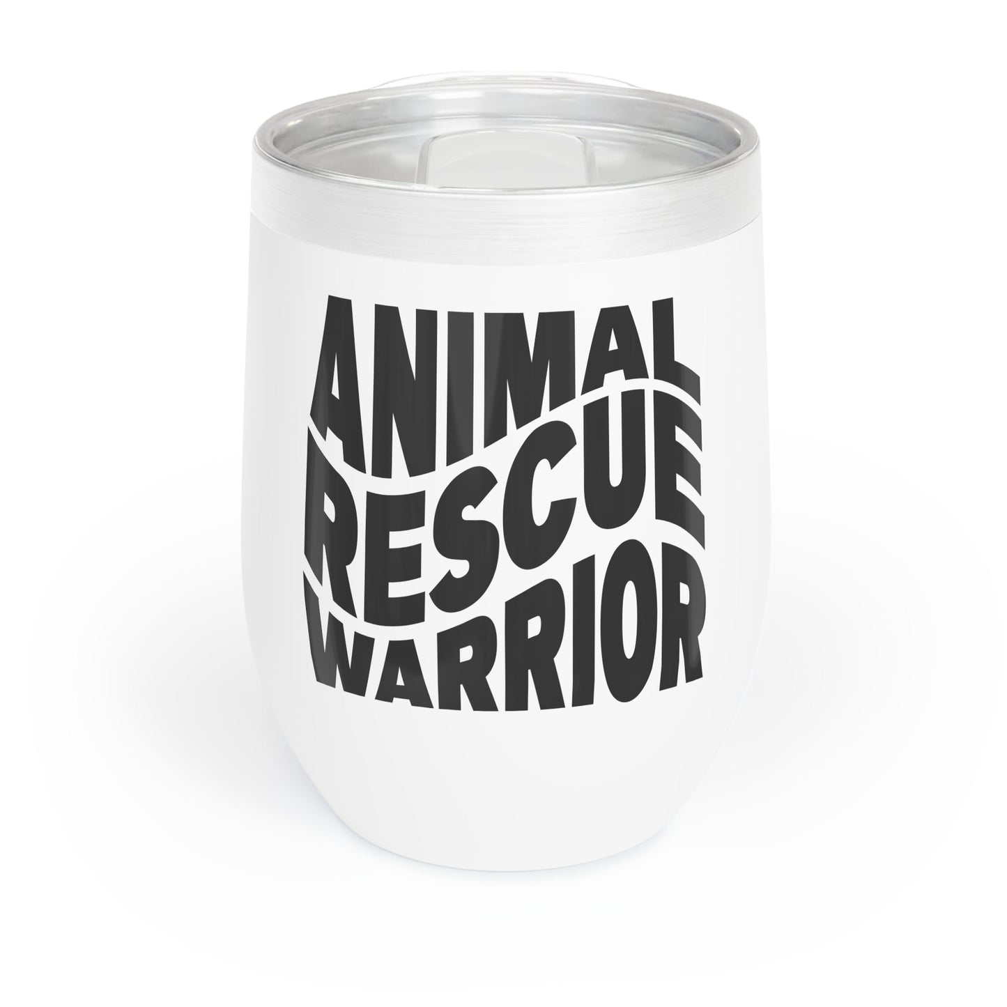 Animal Rescue Warrior | Wine Tumbler - Detezi Designs - 78084790161952202137