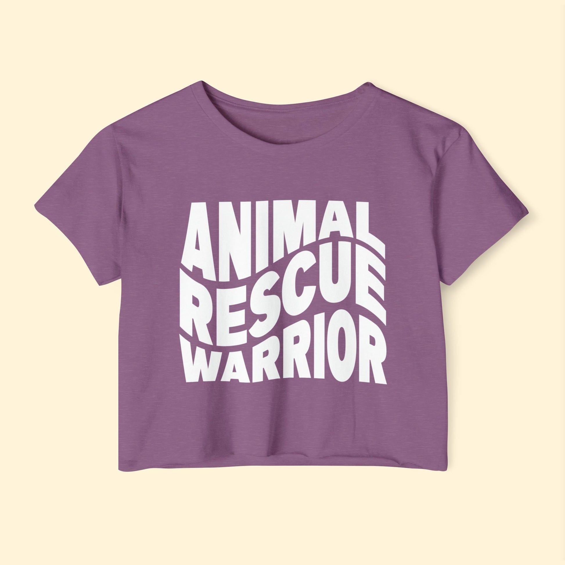 Animal Rescue Warrior | Women's Festival Crop Top - Detezi Designs - 23771089292882510661