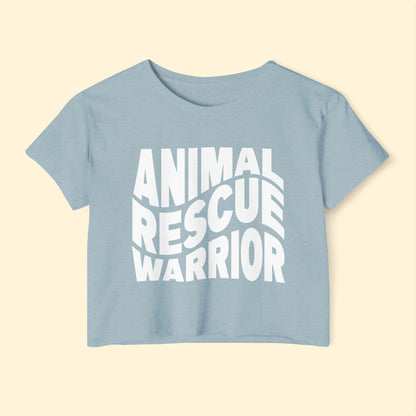 Animal Rescue Warrior | Women's Festival Crop Top - Detezi Designs - 26324803748956442912