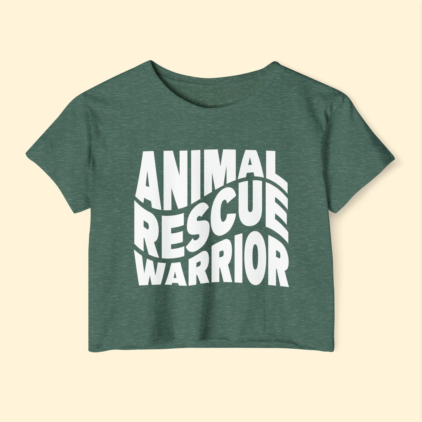 Animal Rescue Warrior | Women's Festival Crop Top - Detezi Designs - 31506724805769188373