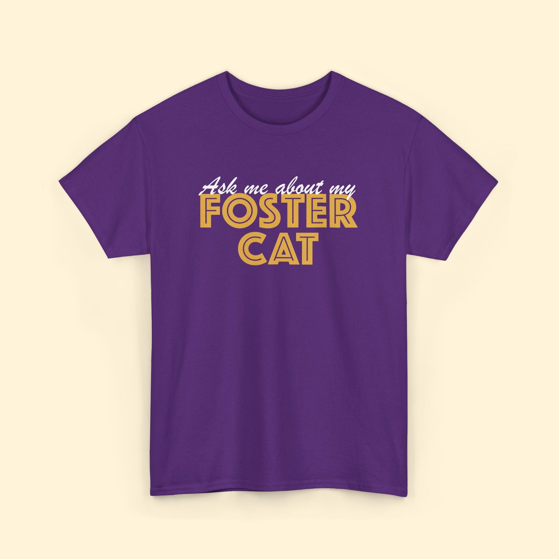 Ask Me About My Foster Cat | Unisex Crewneck Tee - Detezi Designs - 28127637725677698608