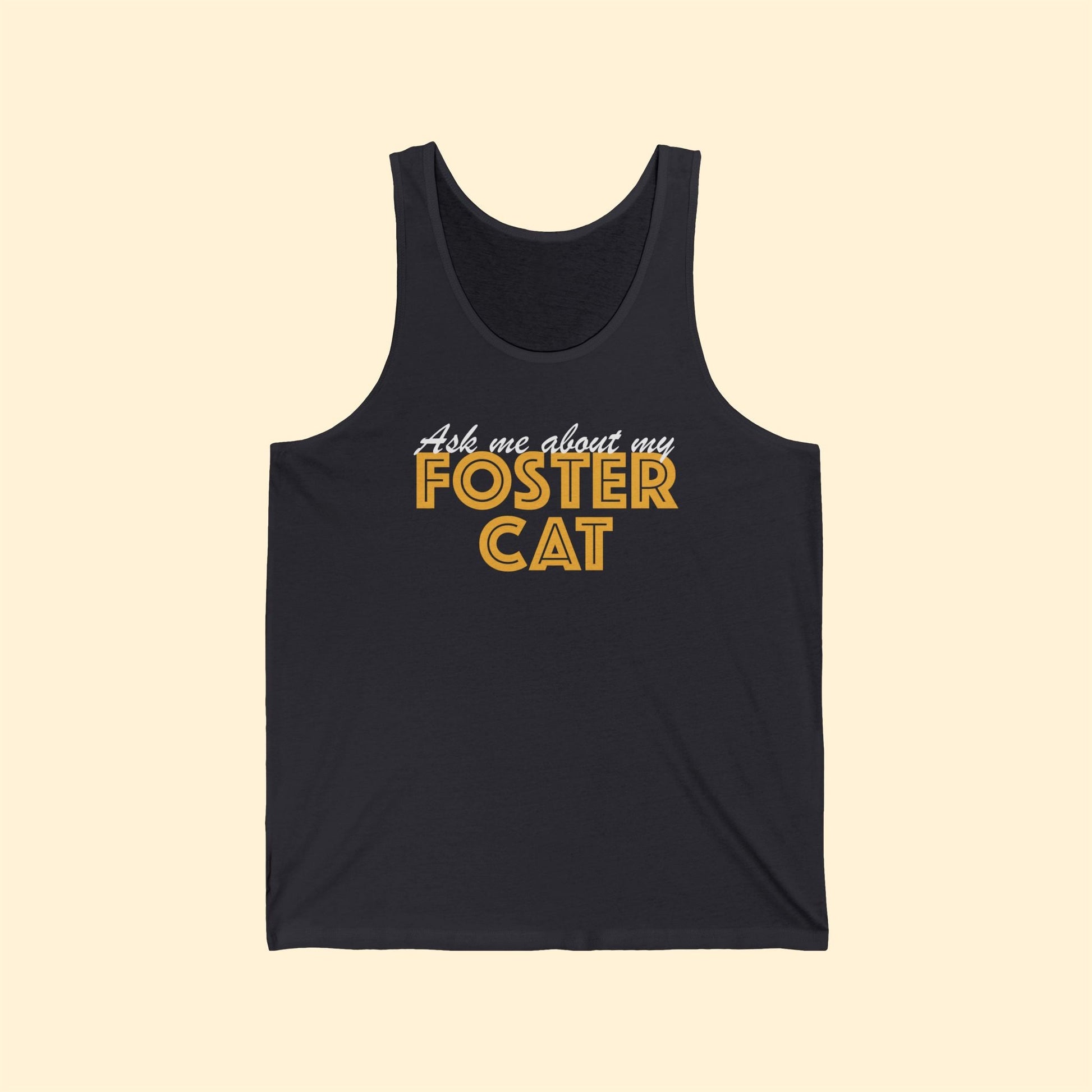 Ask Me About My Foster Cat | Unisex Tank - Detezi Designs - 24920085858825028750