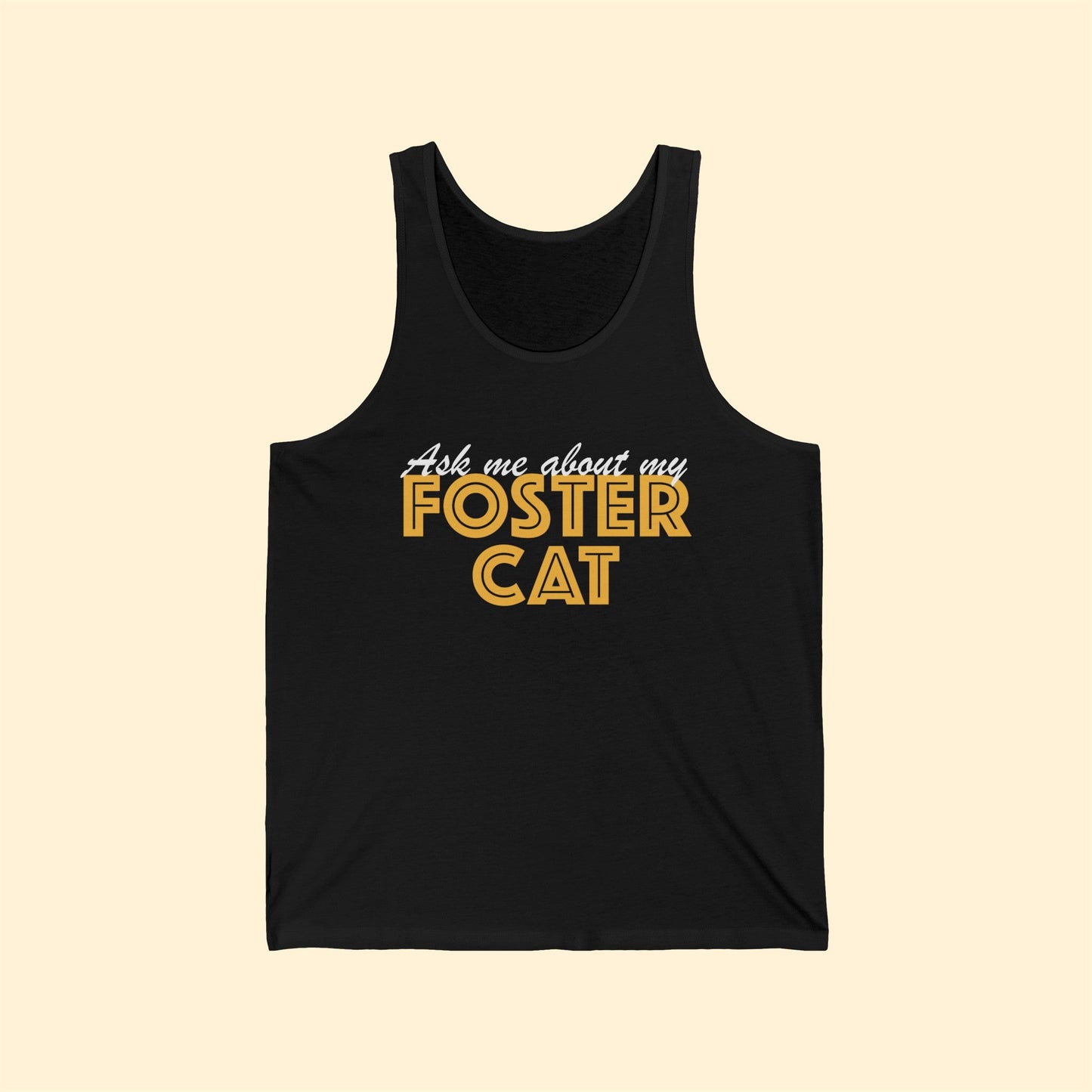 Ask Me About My Foster Cat | Unisex Tank - Detezi Designs-28773187909040663077