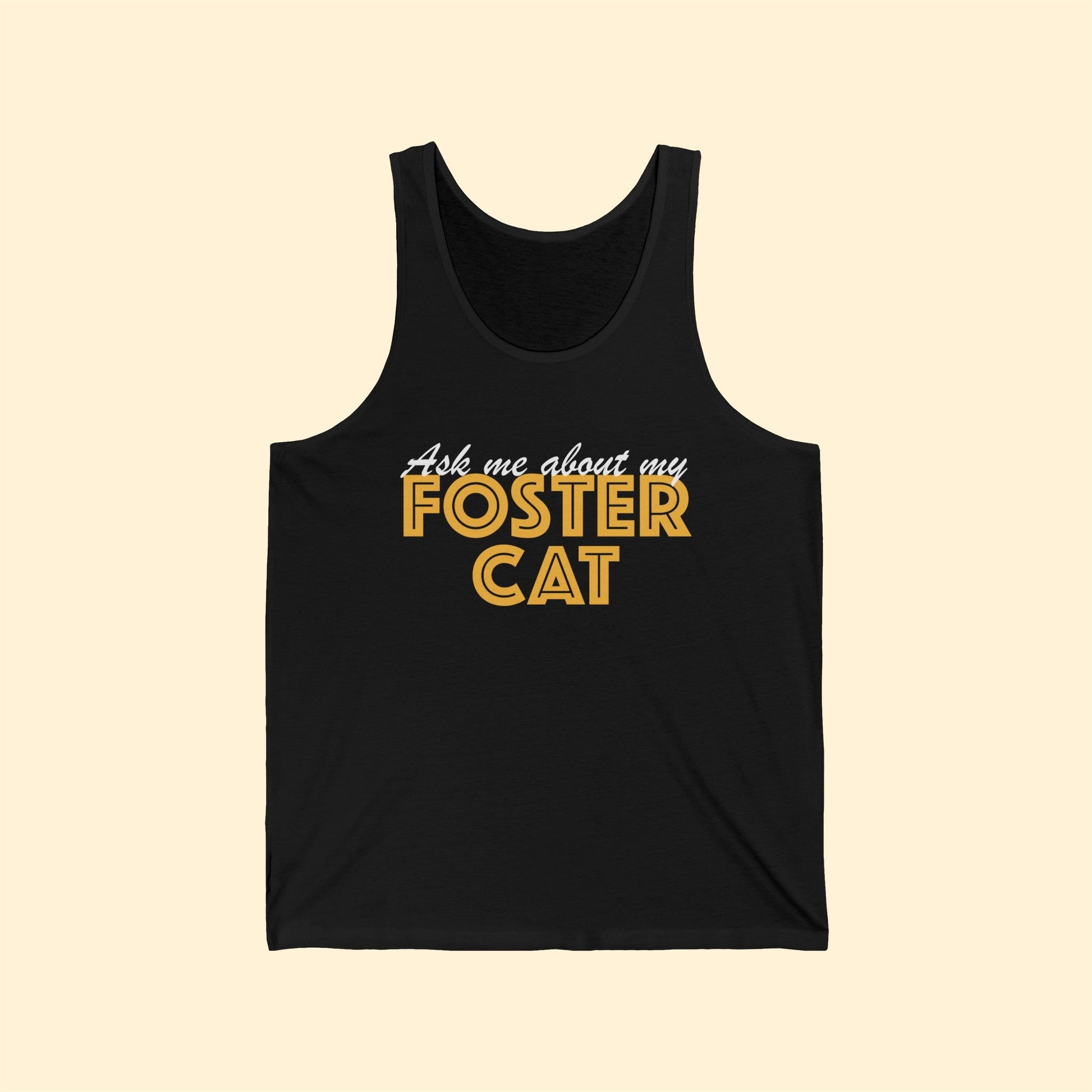 Ask Me About My Foster Cat | Unisex Tank - Detezi Designs-28773187909040663077