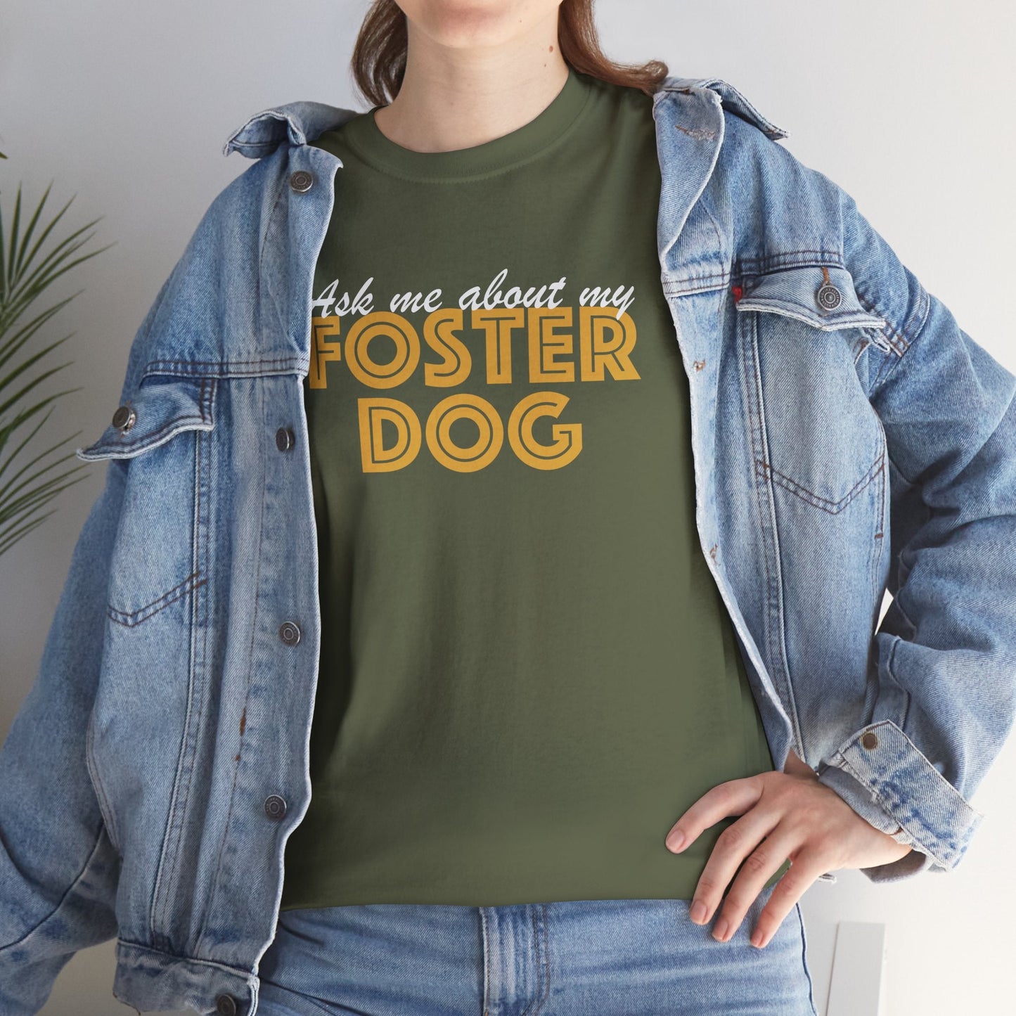 Ask Me About My Foster Dog | Text Tees - Detezi Designs - 63932642090177264187