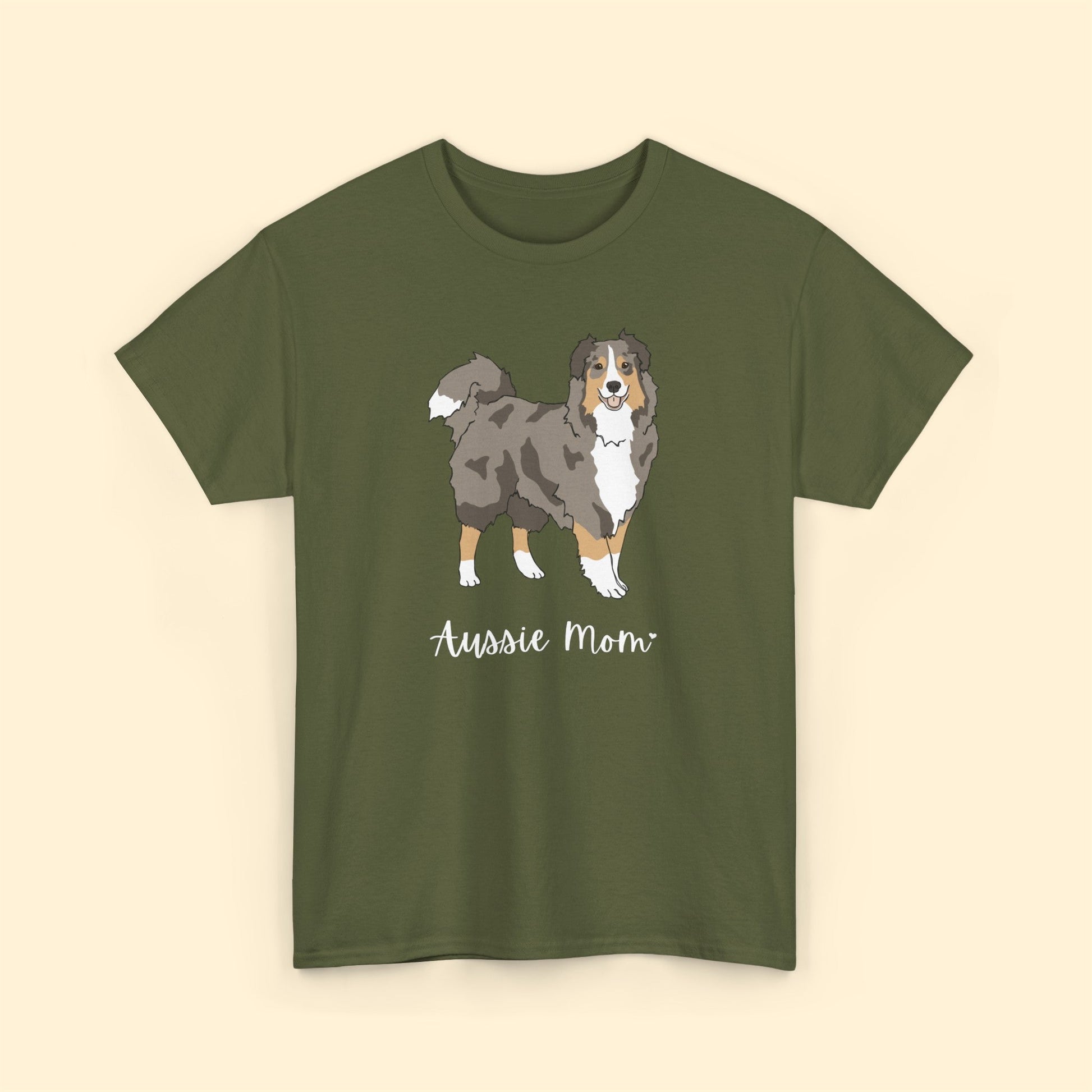 Aussie Mom | Tabby Cat | Unisex T-shirt - Detezi Designs-13865829195082413308