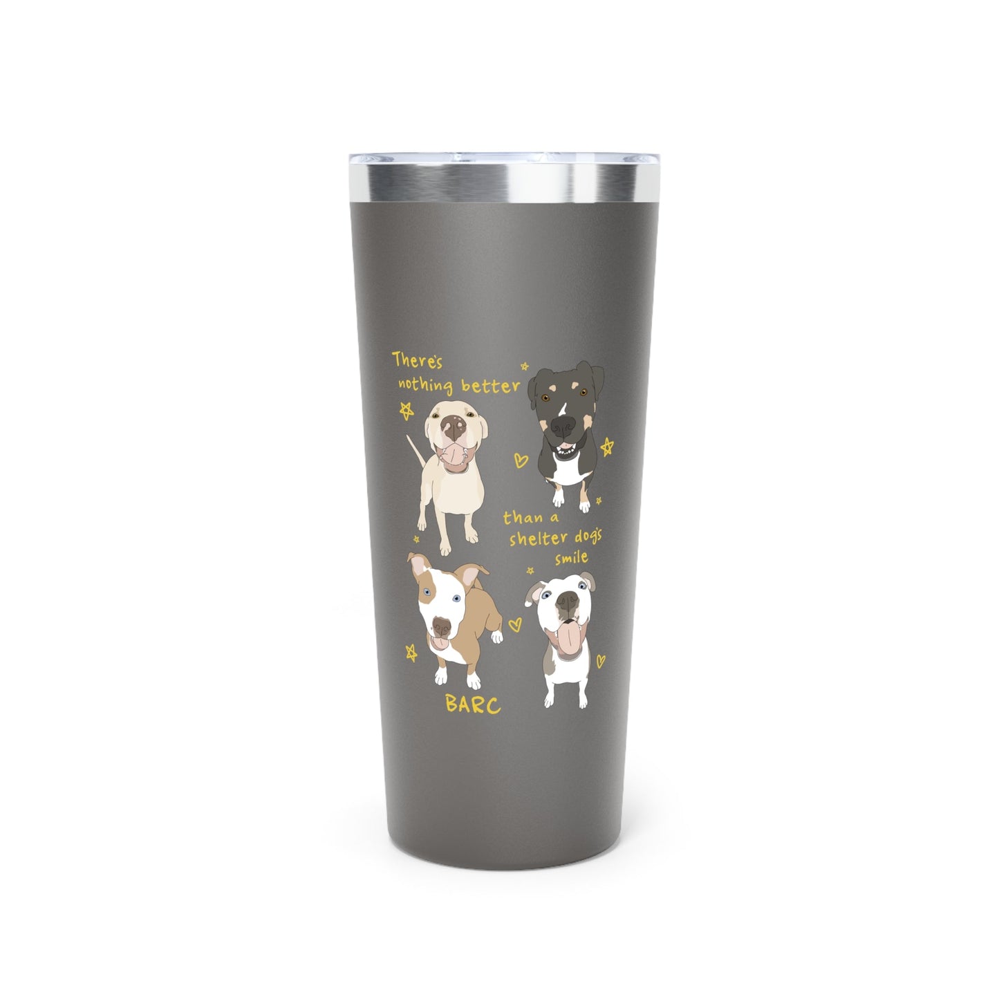 BARC | FUNDRAISER | Insulated Tumbler, 22oz - Detezi Designs - 28474931167569849898