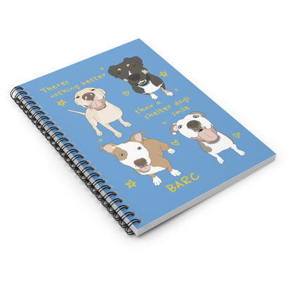 BARC | FUNDRAISER | Spiral Notebook - Detezi Designs - 25442177853478149592