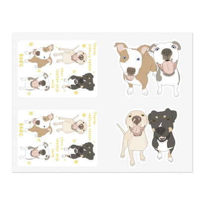 BARC | FUNDRAISER | Sticker Sheet - Detezi Designs - 24300093416490163779