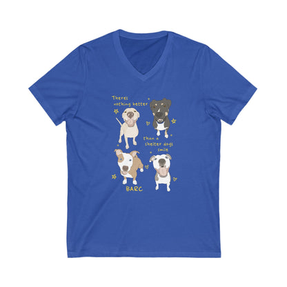 BARC | FUNDRAISER | Unisex V - Neck Tee - Detezi Designs - 12424878107290102427