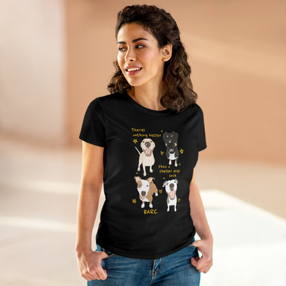 BARC | FUNDRAISER | Women's Midweight Cotton Tee - Detezi Designs - 31362214109596727705