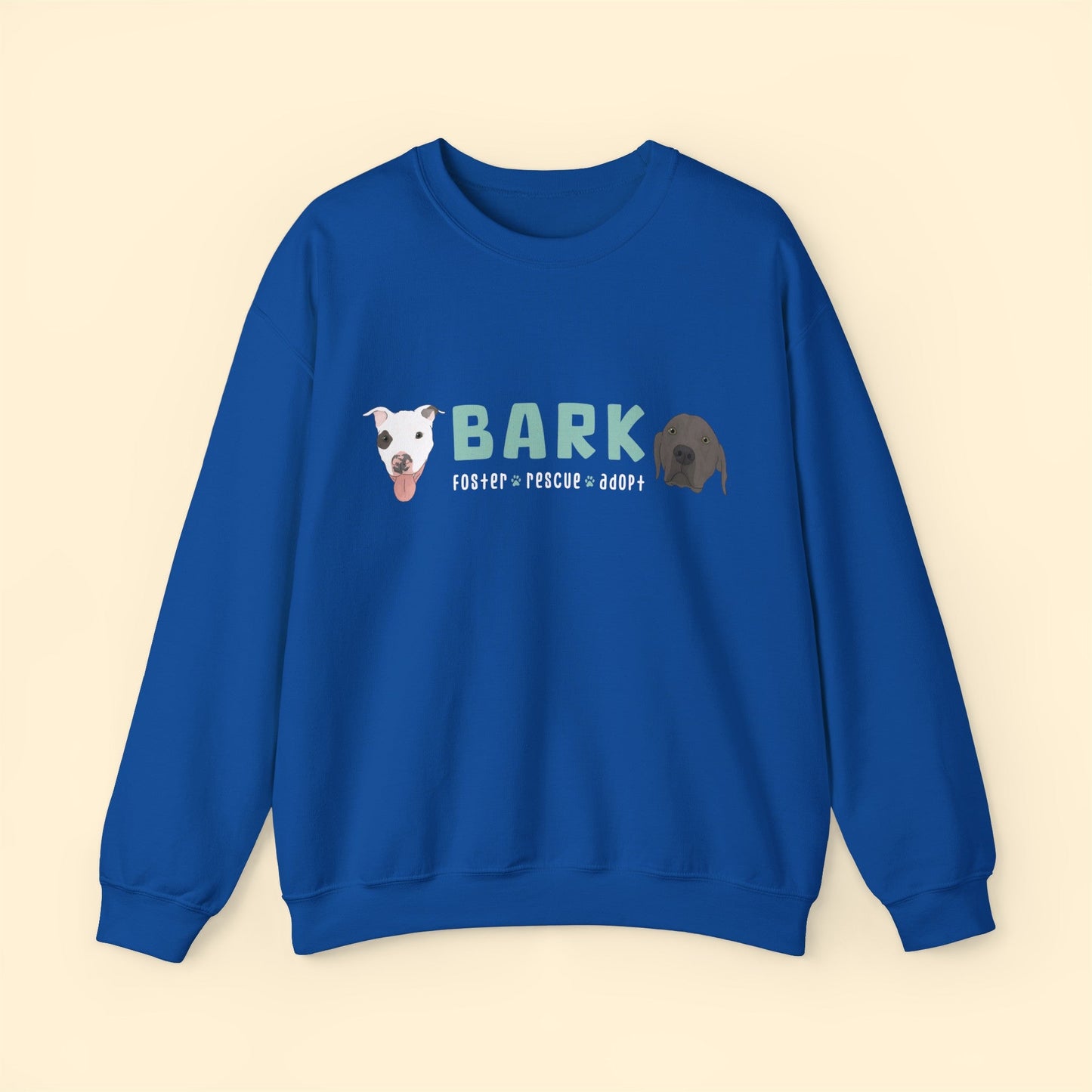 B.A.R.K. | FUNDRAISER | Crewneck Sweatshirt - Detezi Designs-11309543221738782645