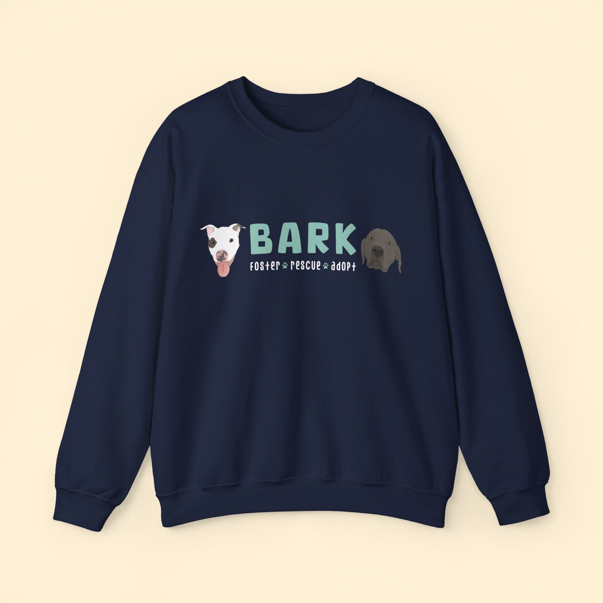 B.A.R.K. | FUNDRAISER | Crewneck Sweatshirt - Detezi Designs-12691194013834119635