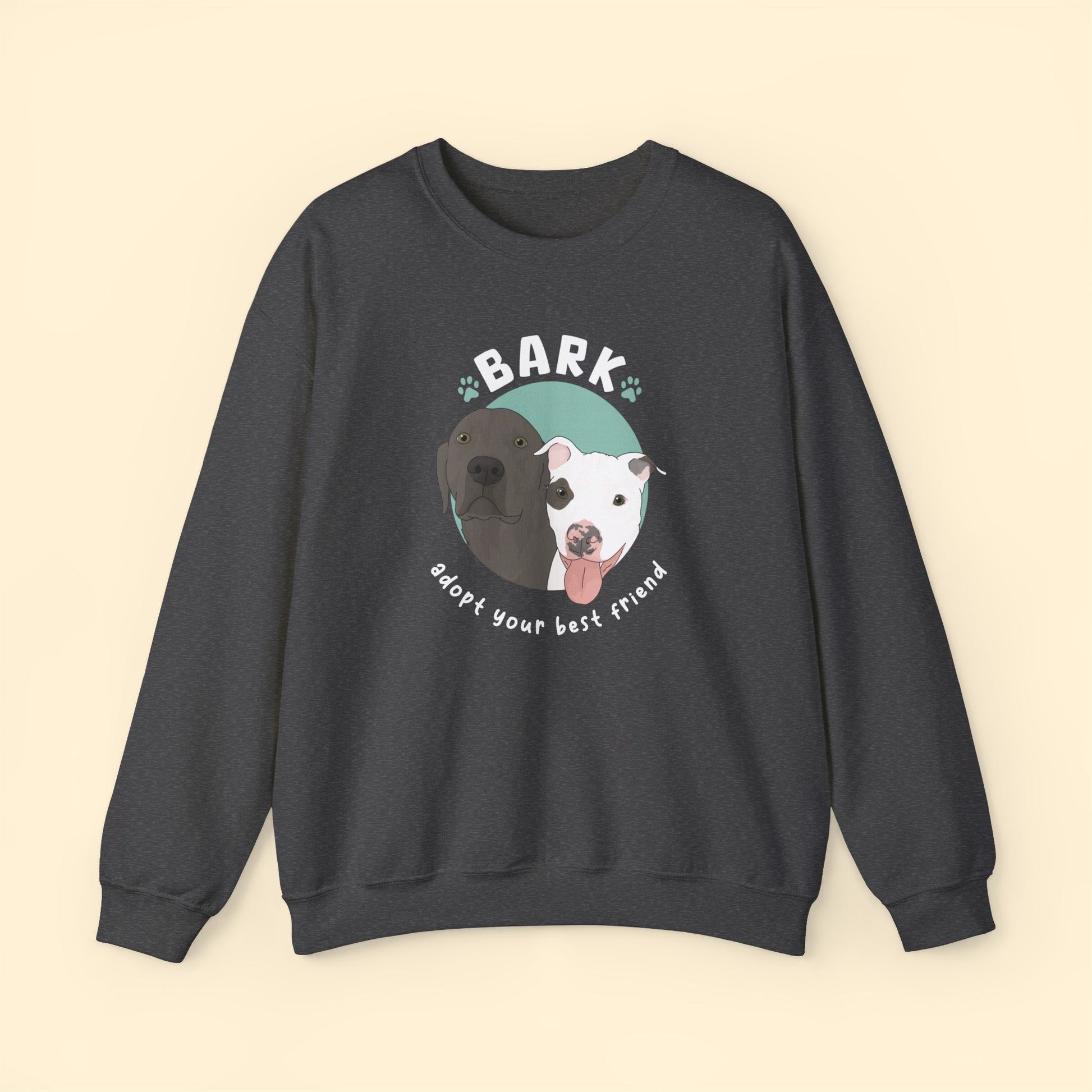 B.A.R.K. | FUNDRAISER | Crewneck Sweatshirt - Detezi Designs-21125834267826694241