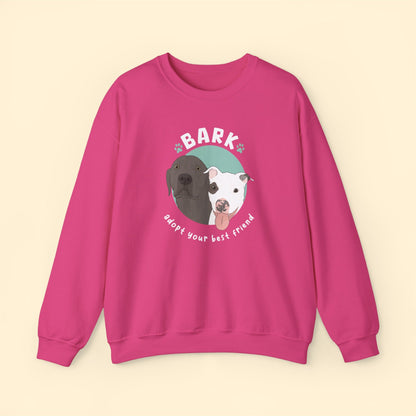 B.A.R.K. | FUNDRAISER | Crewneck Sweatshirt - Detezi Designs-24824828238843573413