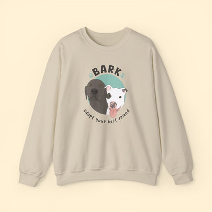 B.A.R.K. | FUNDRAISER | Crewneck Sweatshirt - Detezi Designs-30321821102057495767