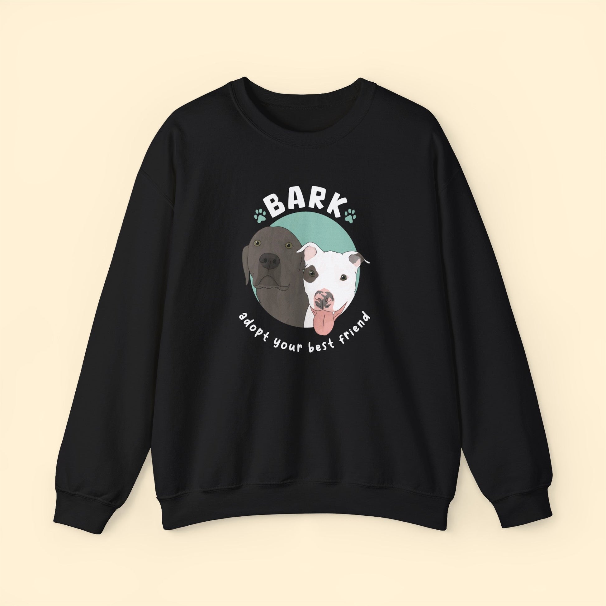 B.A.R.K. | FUNDRAISER | Crewneck Sweatshirt - Detezi Designs-30727650868481696335