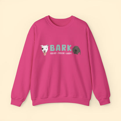 B.A.R.K. | FUNDRAISER | Crewneck Sweatshirt - Detezi Designs-31671609951537463158