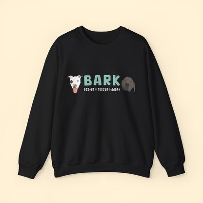 B.A.R.K. | FUNDRAISER | Crewneck Sweatshirt - Detezi Designs-32507898978629902941