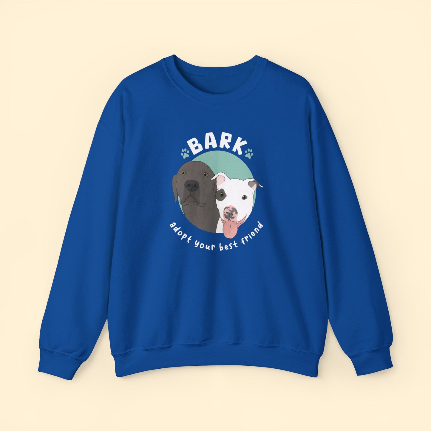 B.A.R.K. | FUNDRAISER | Crewneck Sweatshirt - Detezi Designs-34447090064389807296