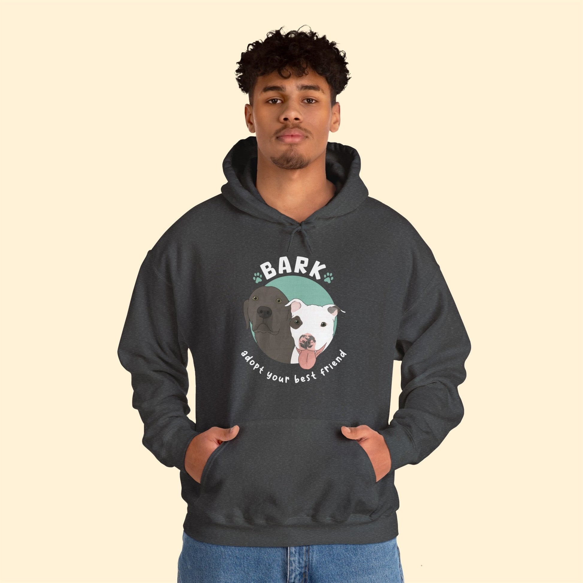 B.A.R.K. | FUNDRAISER | Hooded Sweatshirt - Detezi Designs-13735682034523575327