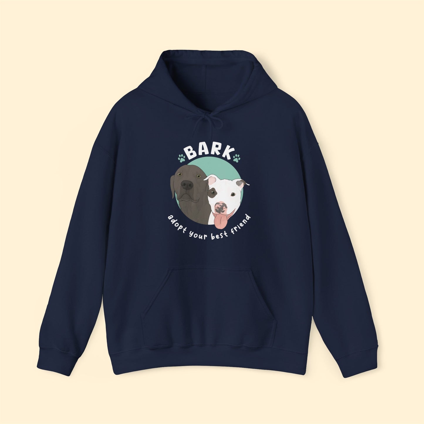 B.A.R.K. | FUNDRAISER | Hooded Sweatshirt - Detezi Designs-21873501356843506152