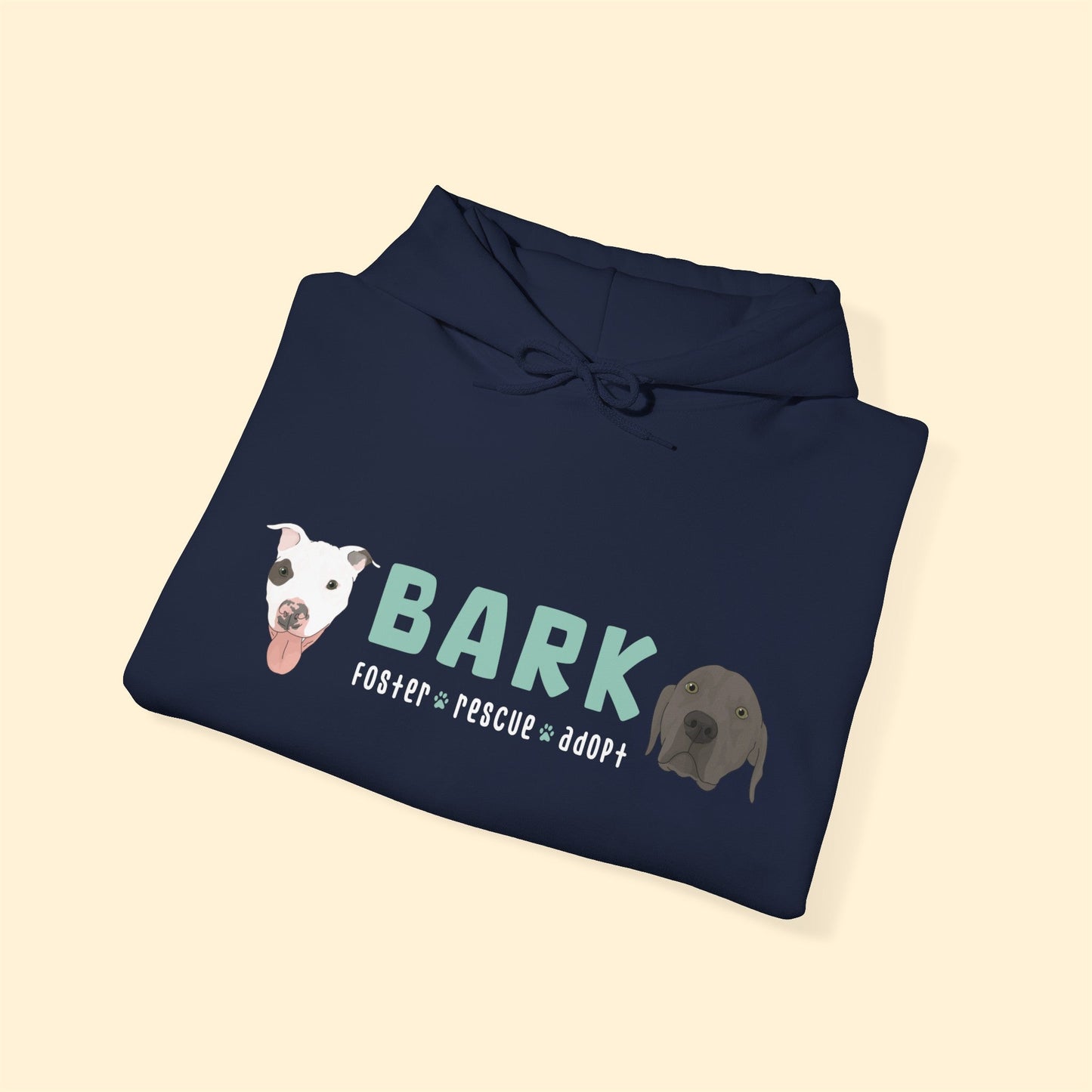 B.A.R.K. | FUNDRAISER | Hooded Sweatshirt - Detezi Designs-22091106172642178326